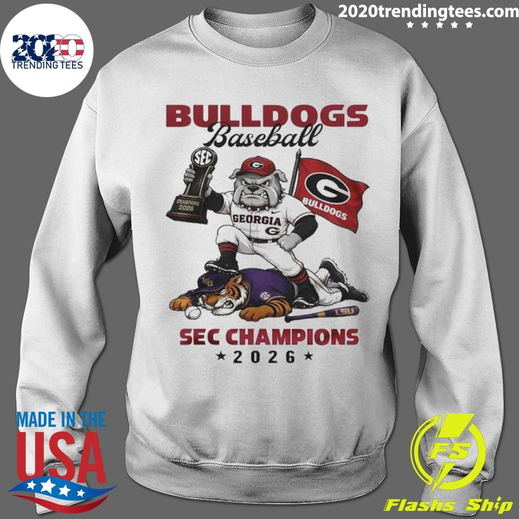 Jalen Georgia Bulldogs 2026 Ncaa Sec Champions Mascot Shirt