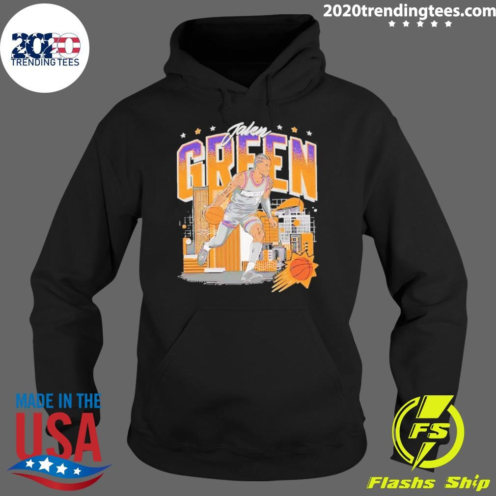 Jalen Green Nba Phoenix Suns Basketball Skyline Shirt