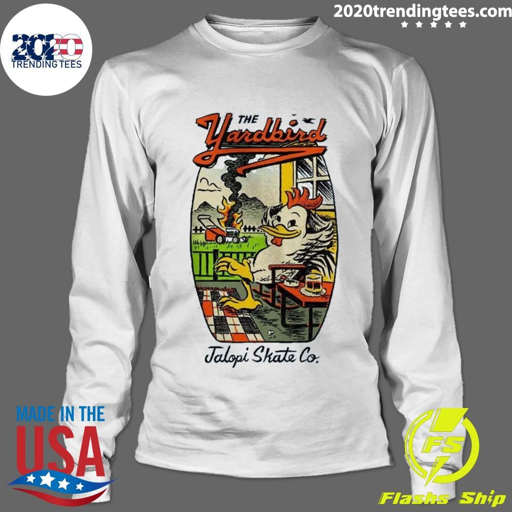 Jalopi Yardbird Heather Light Blue Skateboard Anti Hero Shirt