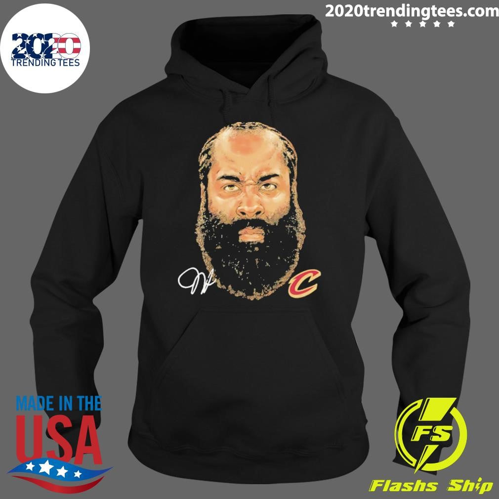 James Harden Cleveland Cavaliers Beard Portrait Signature Shirt