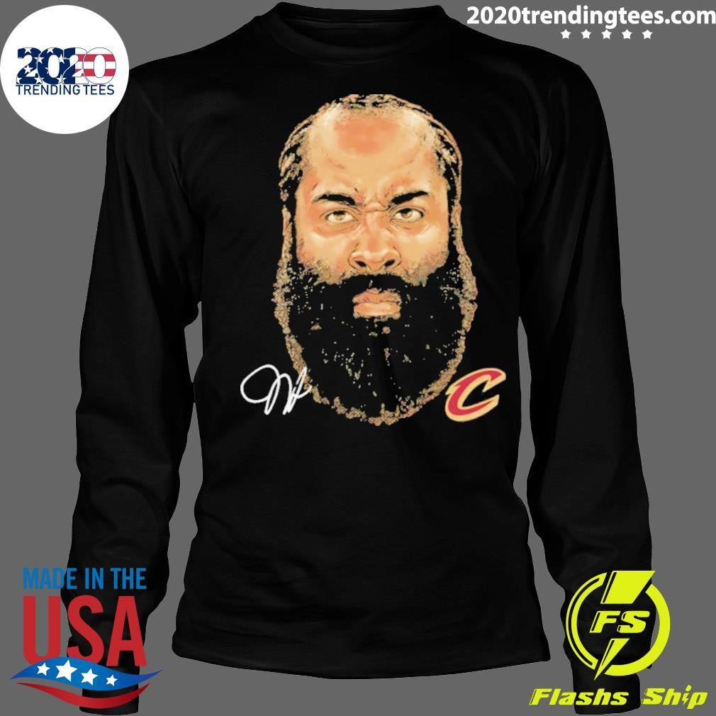 James Harden Cleveland Cavaliers Beard Portrait Signature Shirt