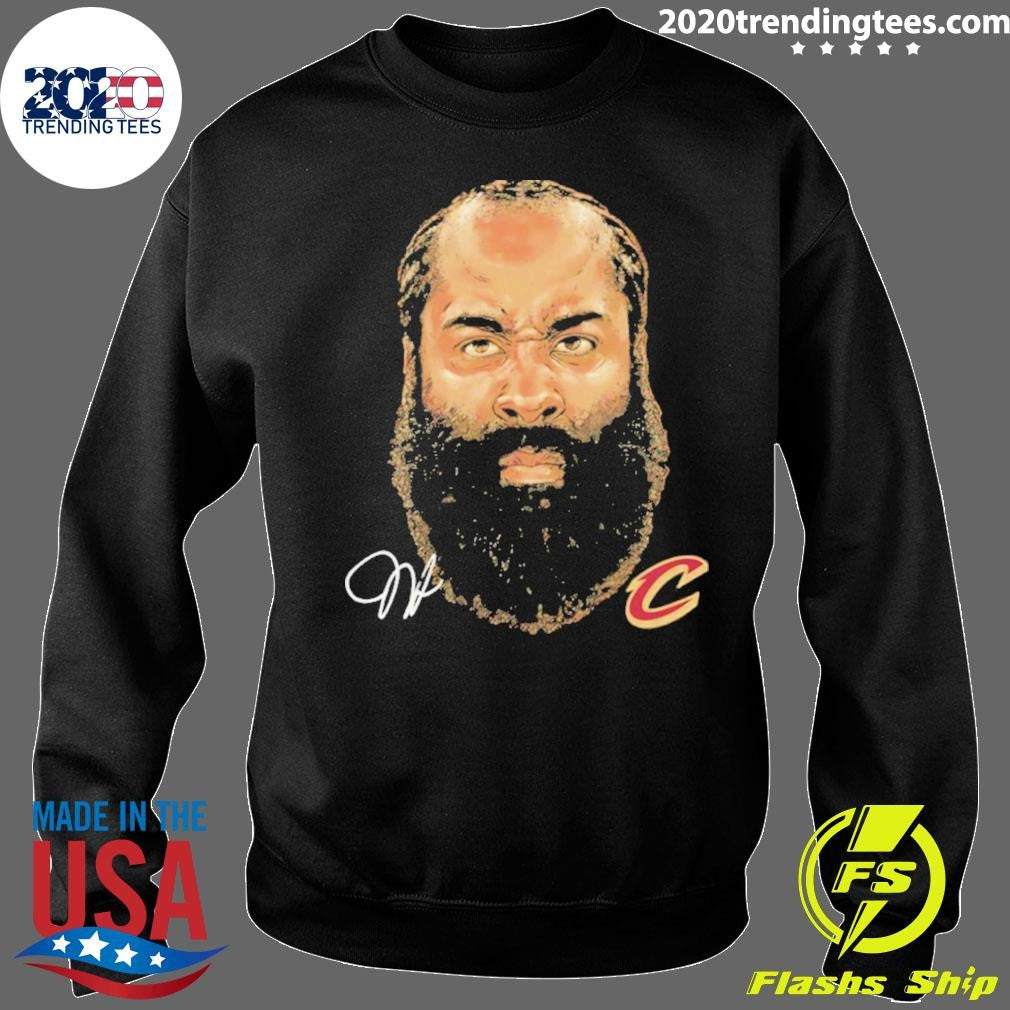 James Harden Cleveland Cavaliers Beard Portrait Signature Shirt