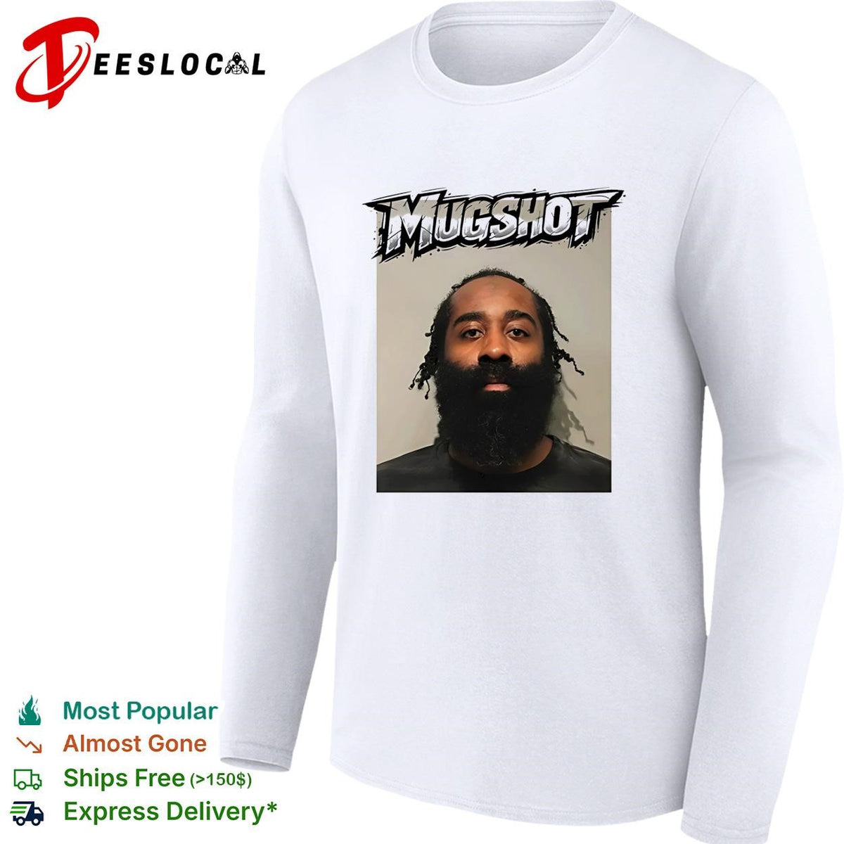James Harden NBA Mugshot 2026 funny shirt