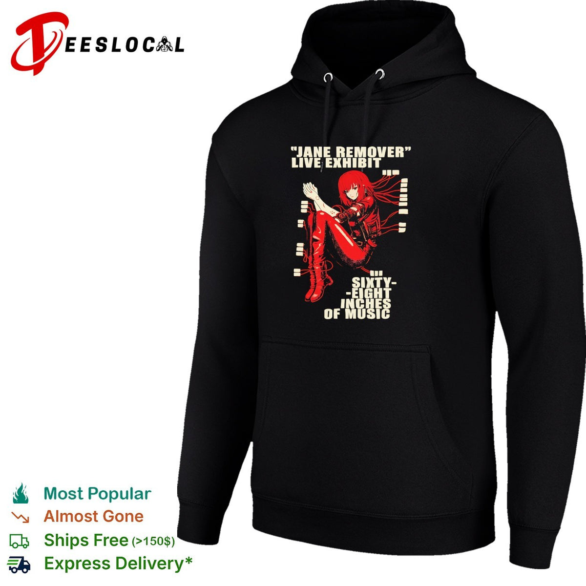 Jane Remover Live Exhibit Sixty Eight Inches of Music shirt