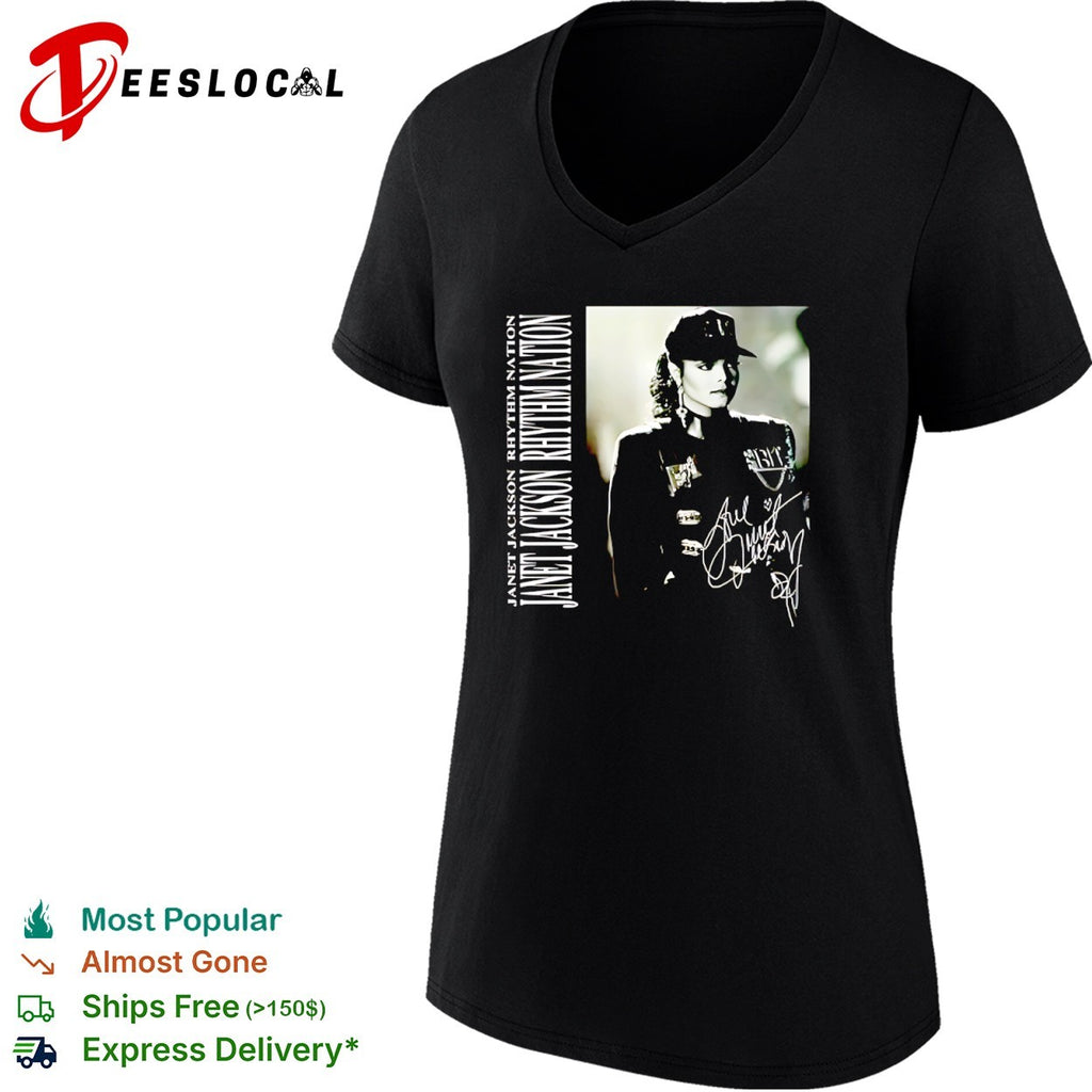 Janet Jackson Rhythm Nation Signature shirt
