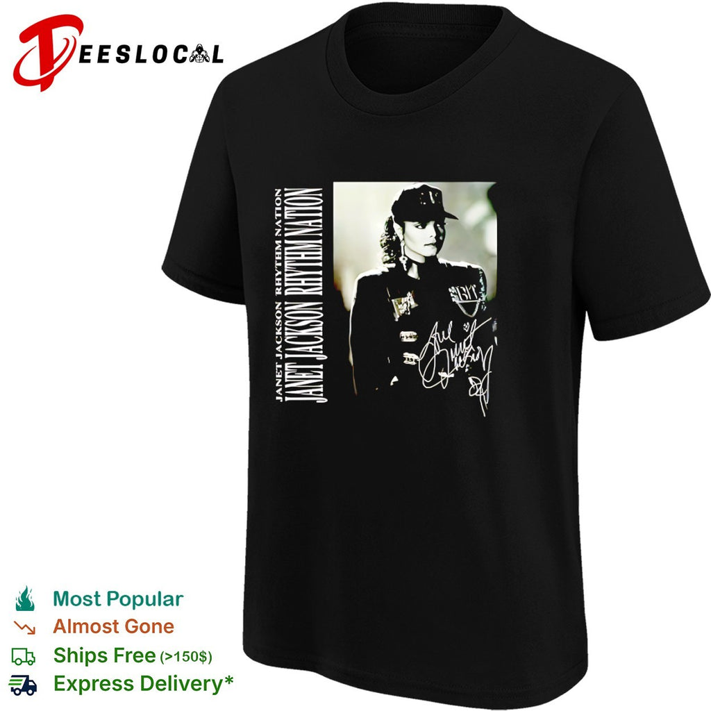 Janet Jackson Rhythm Nation Signature shirt