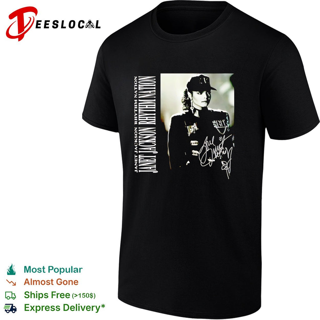 Janet Jackson Rhythm Nation Signature shirt