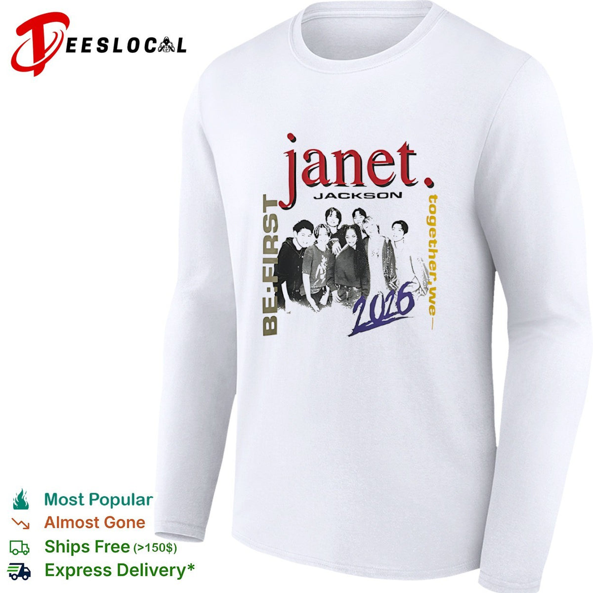 Janet Jackson and be first together we 2026 shirt