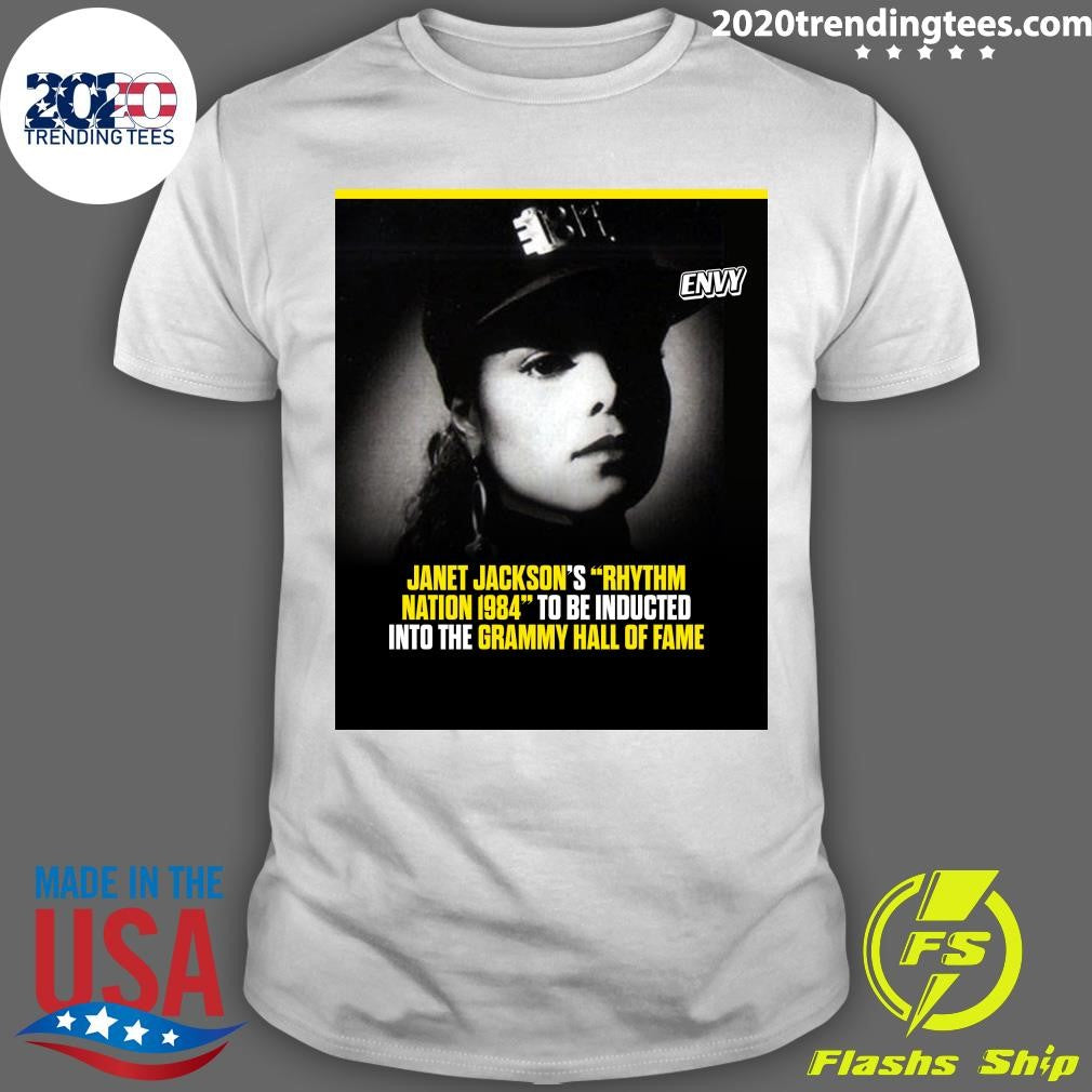 Janet Jackson’s Rhythm Nation 1984 To Be Inducted Into The Grammy Hall Of Fame Shirt