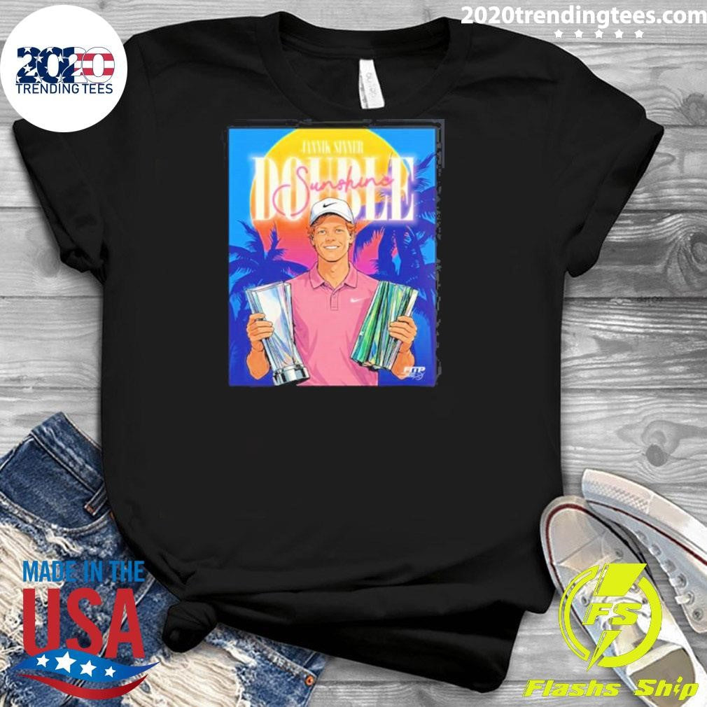 Jannik Sinner Double Sunshine Miami Open 2026 Champions Shirt