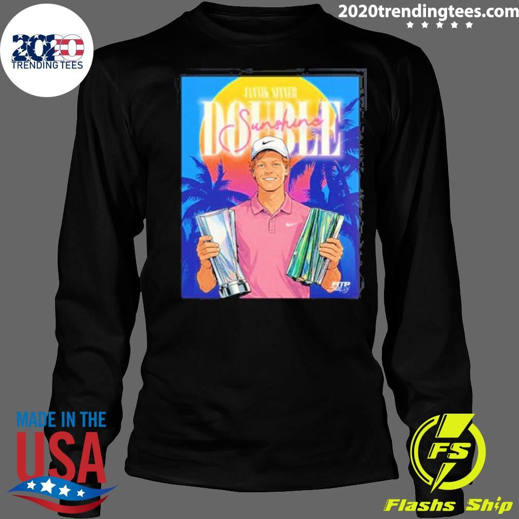 Jannik Sinner Double Sunshine Miami Open 2026 Champions Shirt