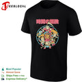 Japanese kanji adventure characters illustrated circle poster art shirt