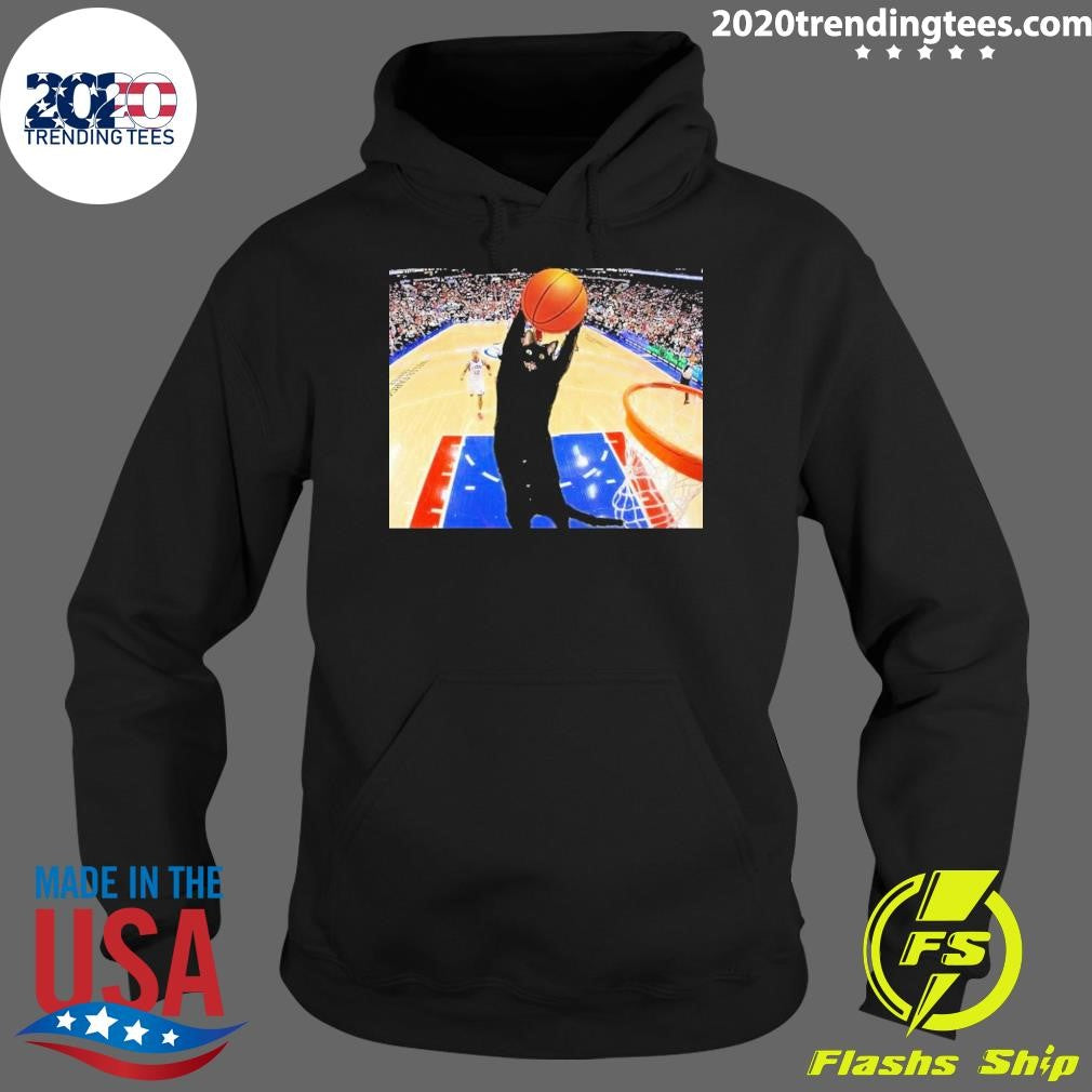 Jarrett Allen Wearing Basketball Cat Meme Shirt