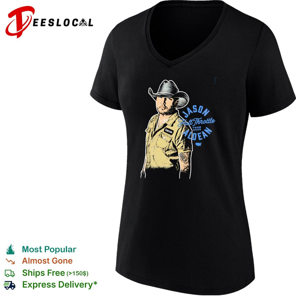 Jason Aldean Full Throttle portrait shirt