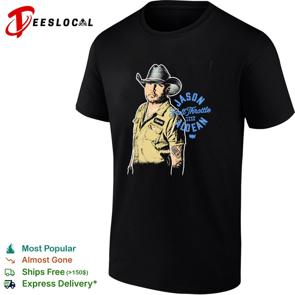 Jason Aldean Full Throttle portrait shirt