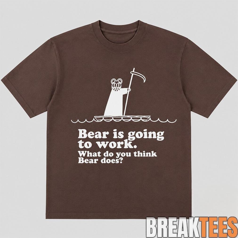 Jason Bateman NBA 2026 Finals Game 3 Radiohead Bear Is Going To Work Shirt