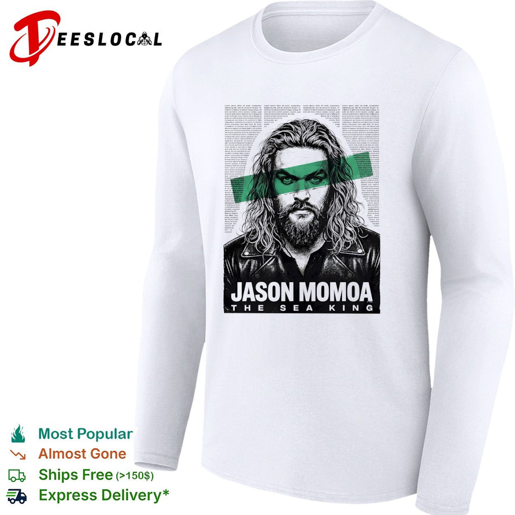 Jason Momoa the Sea King portrait shirt