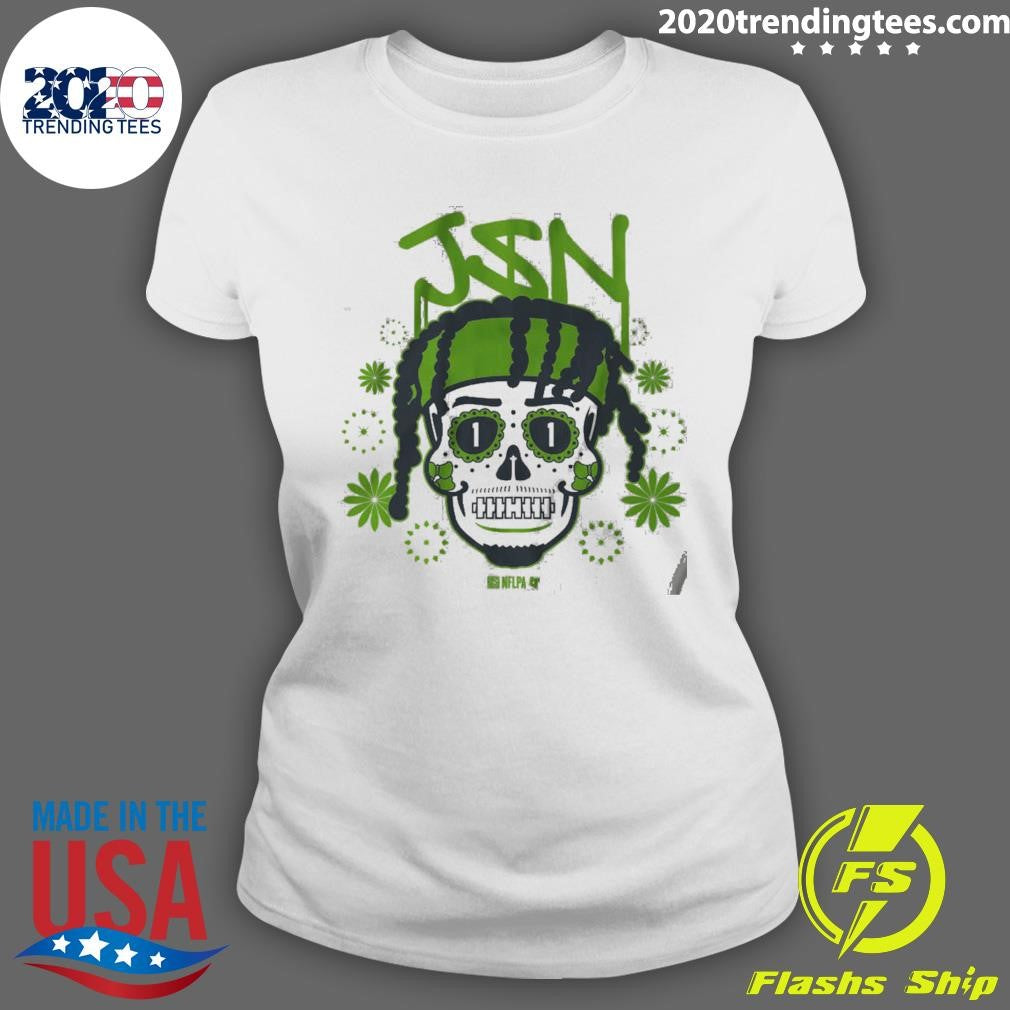 Jaxon Smith-Njigba Sugar Skull Remix Shirt
