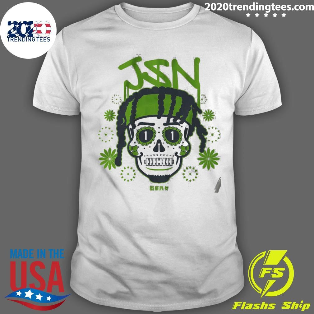 Jaxon Smith-Njigba Sugar Skull Remix Shirt