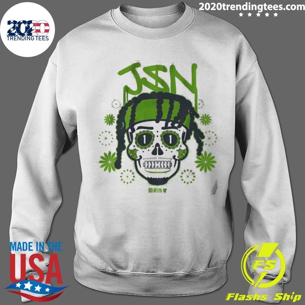 Jaxon Smith-Njigba Sugar Skull Remix Shirt