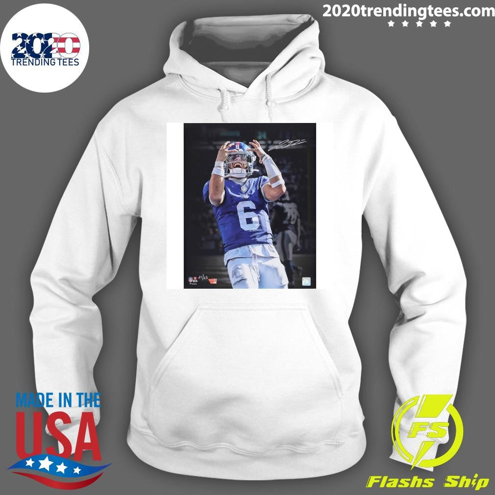 Jaxson Dart New York Giants Autographed Signature Shirt