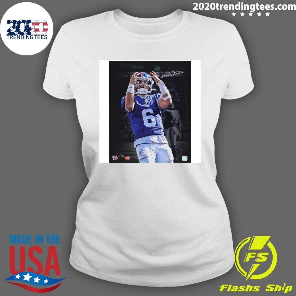Jaxson Dart New York Giants Signature Shirt