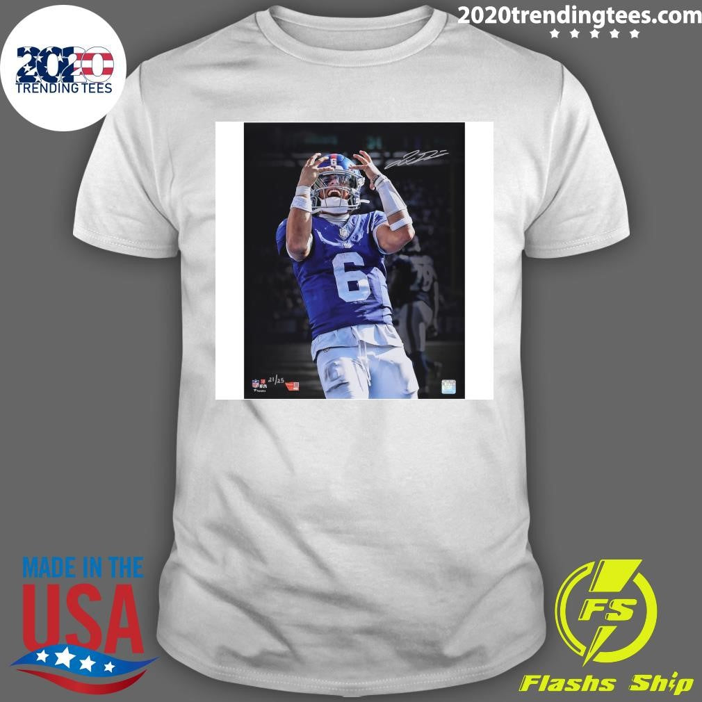 Jaxson Dart New York Giants Signature Shirt