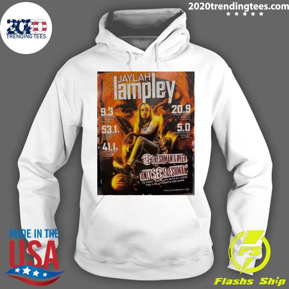 Jaylah Lampley of Mississippi State SEC Freshman of the Week Shirt