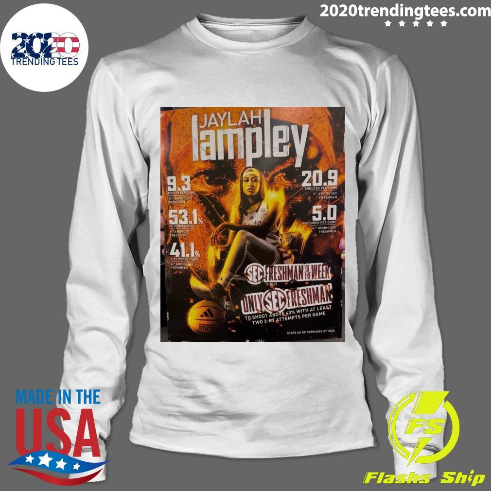 Jaylah Lampley of Mississippi State SEC Freshman of the Week Shirt