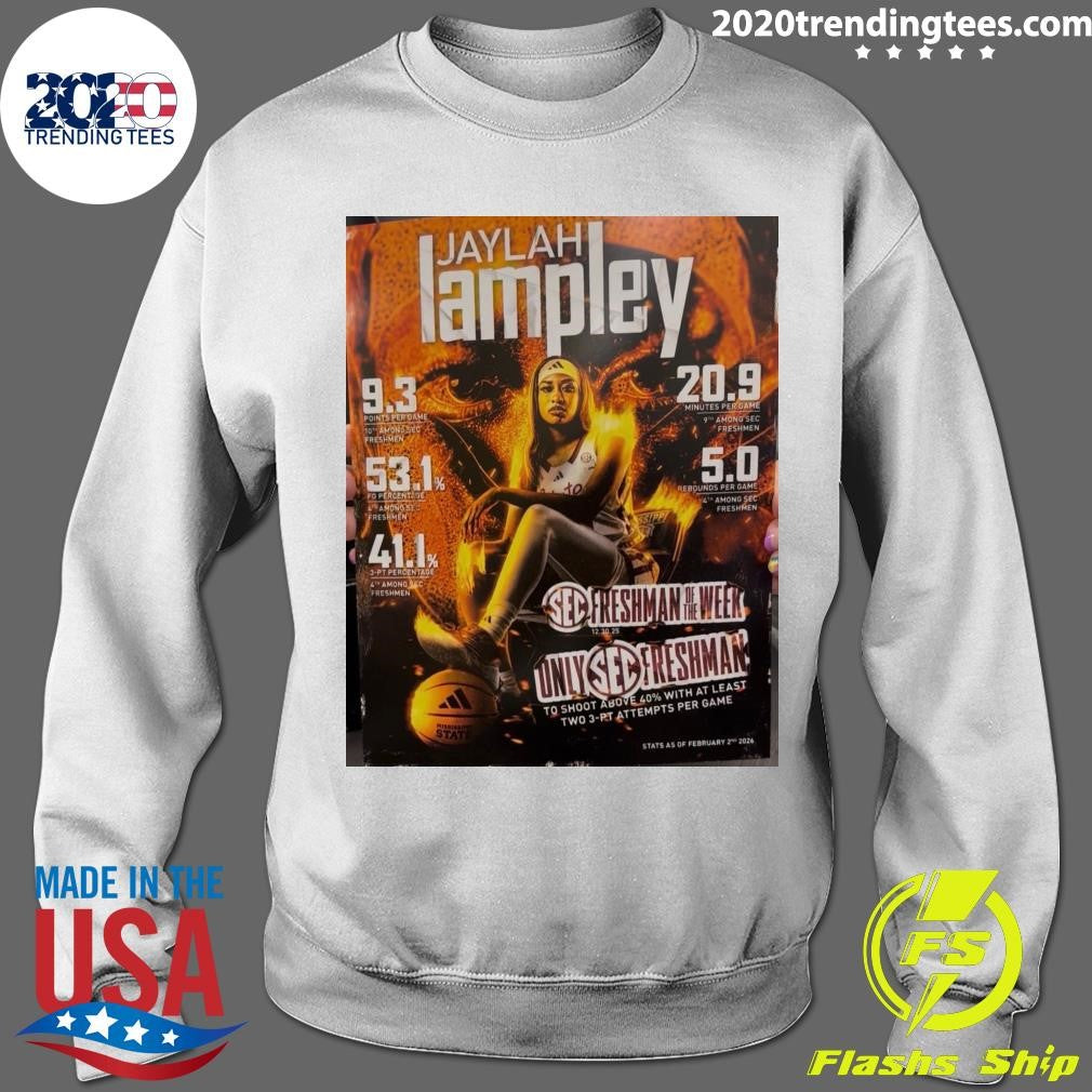 Jaylah Lampley of Mississippi State SEC Freshman of the Week Shirt