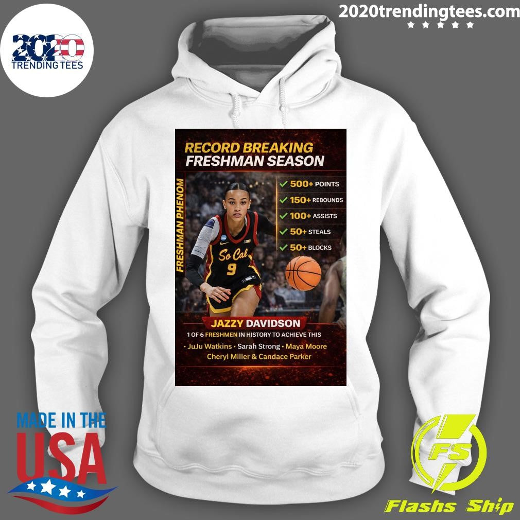Jazzy Davidson Made History USC Women’s Basketball Shirt