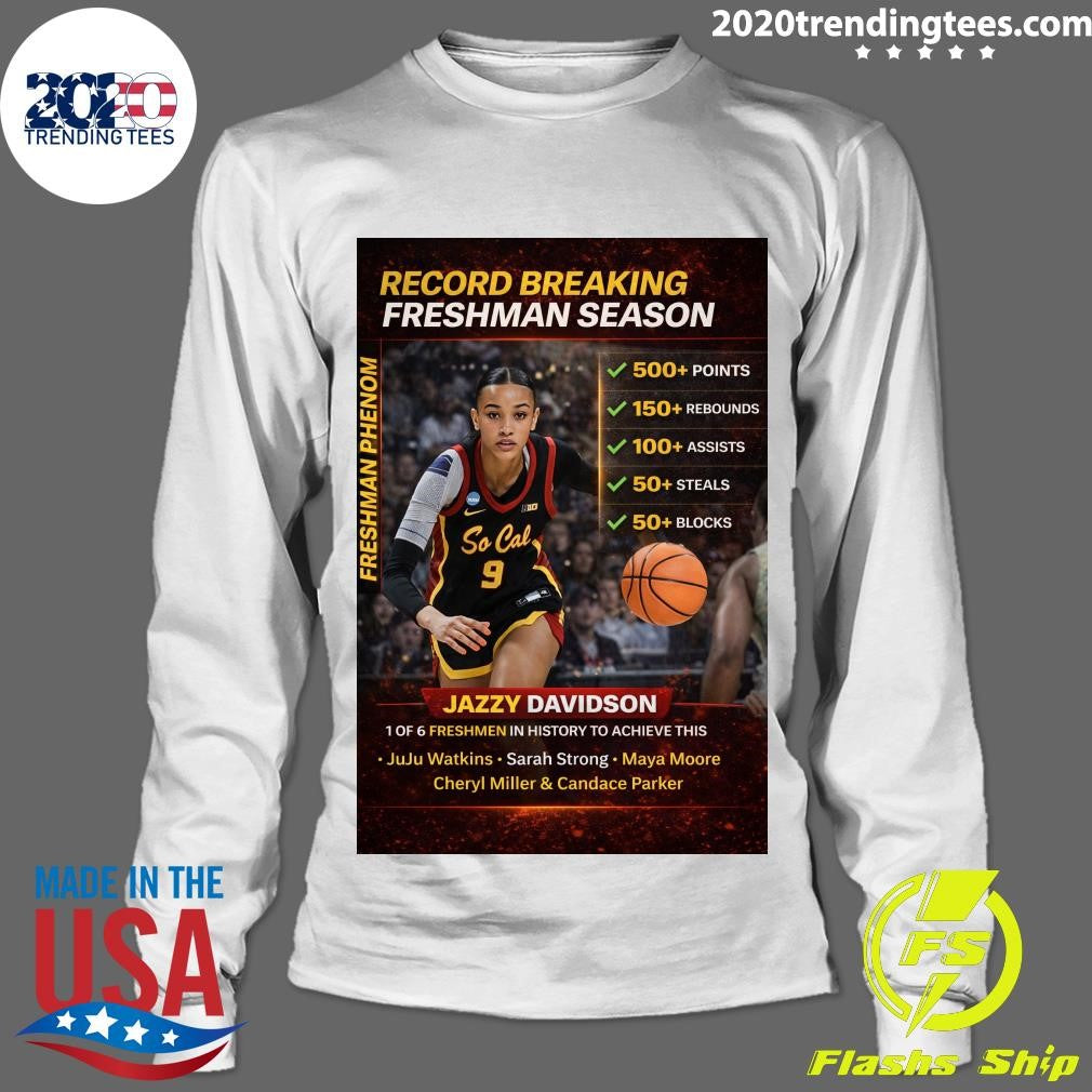 Jazzy Davidson Made History USC Women’s Basketball Shirt
