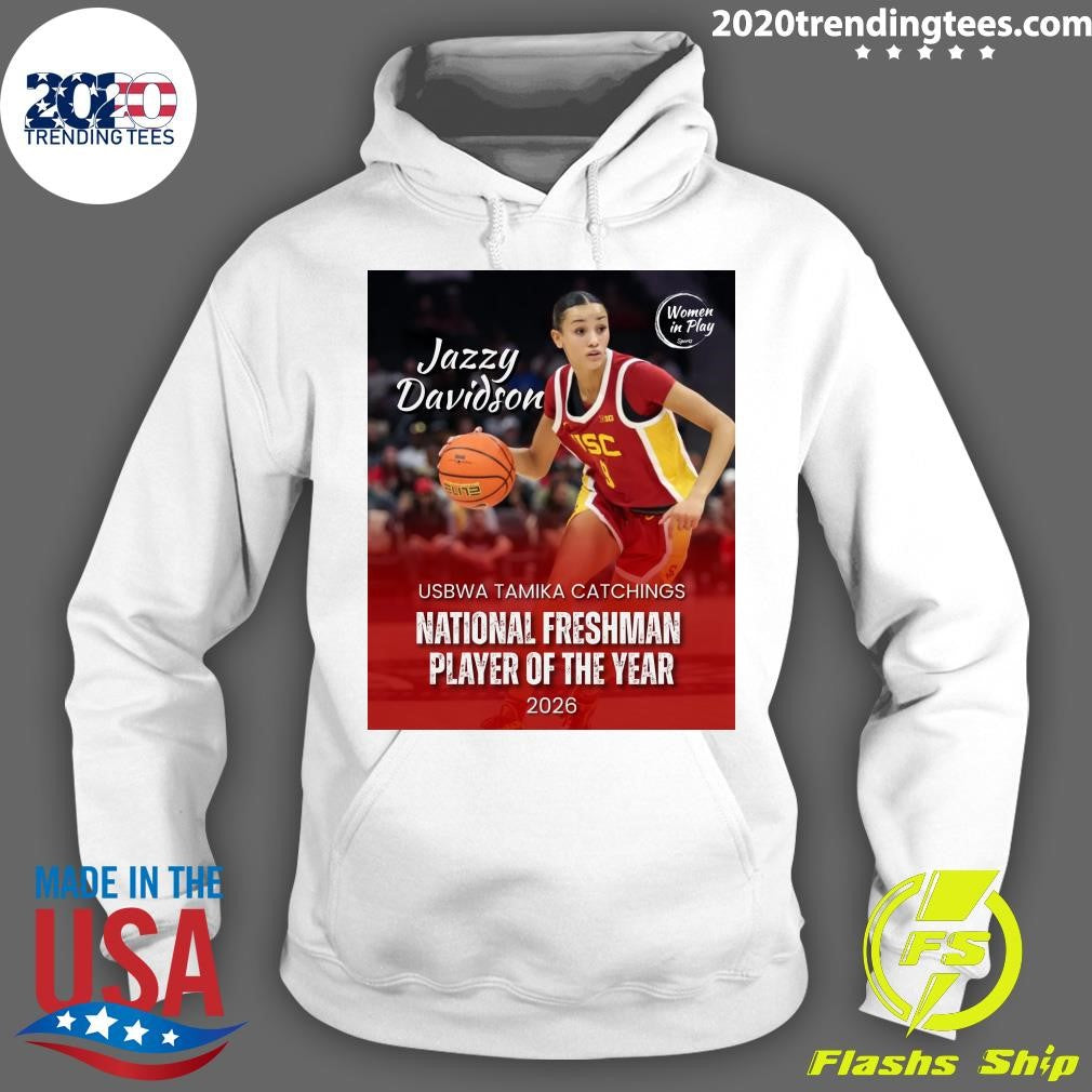 Jazzy Davidson USBWA Tamika Catchings National Freshman Player Of The Year 2026 Shirt