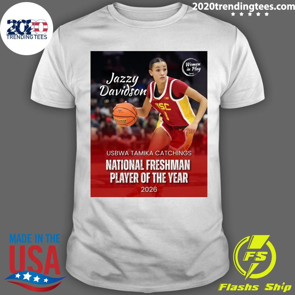 Jazzy Davidson USBWA Tamika Catchings National Freshman Player Of The Year 2026 Shirt