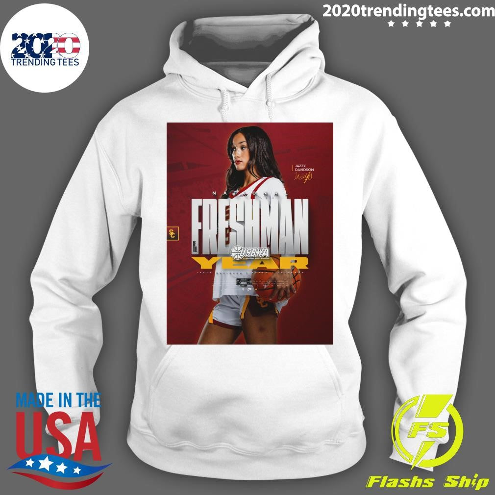 Jazzy Davidson is the USBWA National Freshman of the Year Shirt