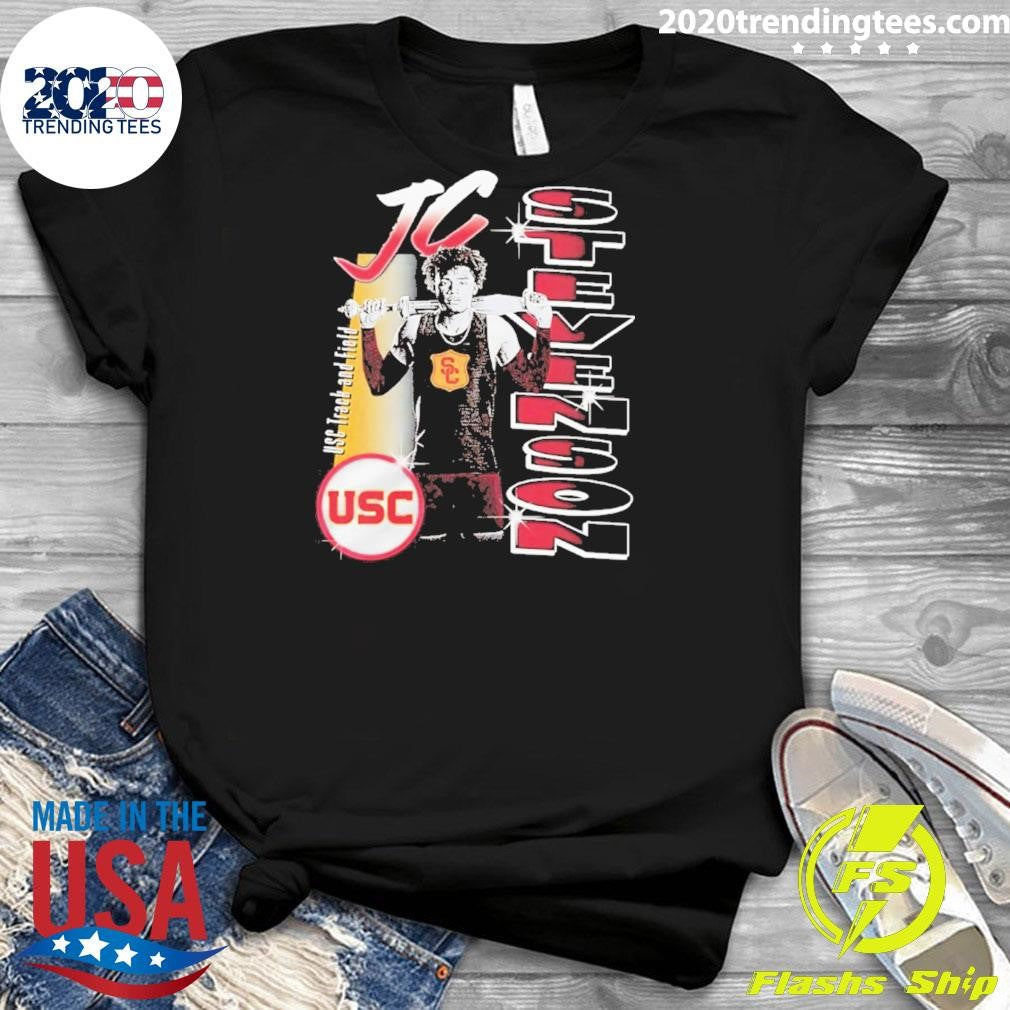 Jc Stevenson Portrait Usc Track And Field Shirt