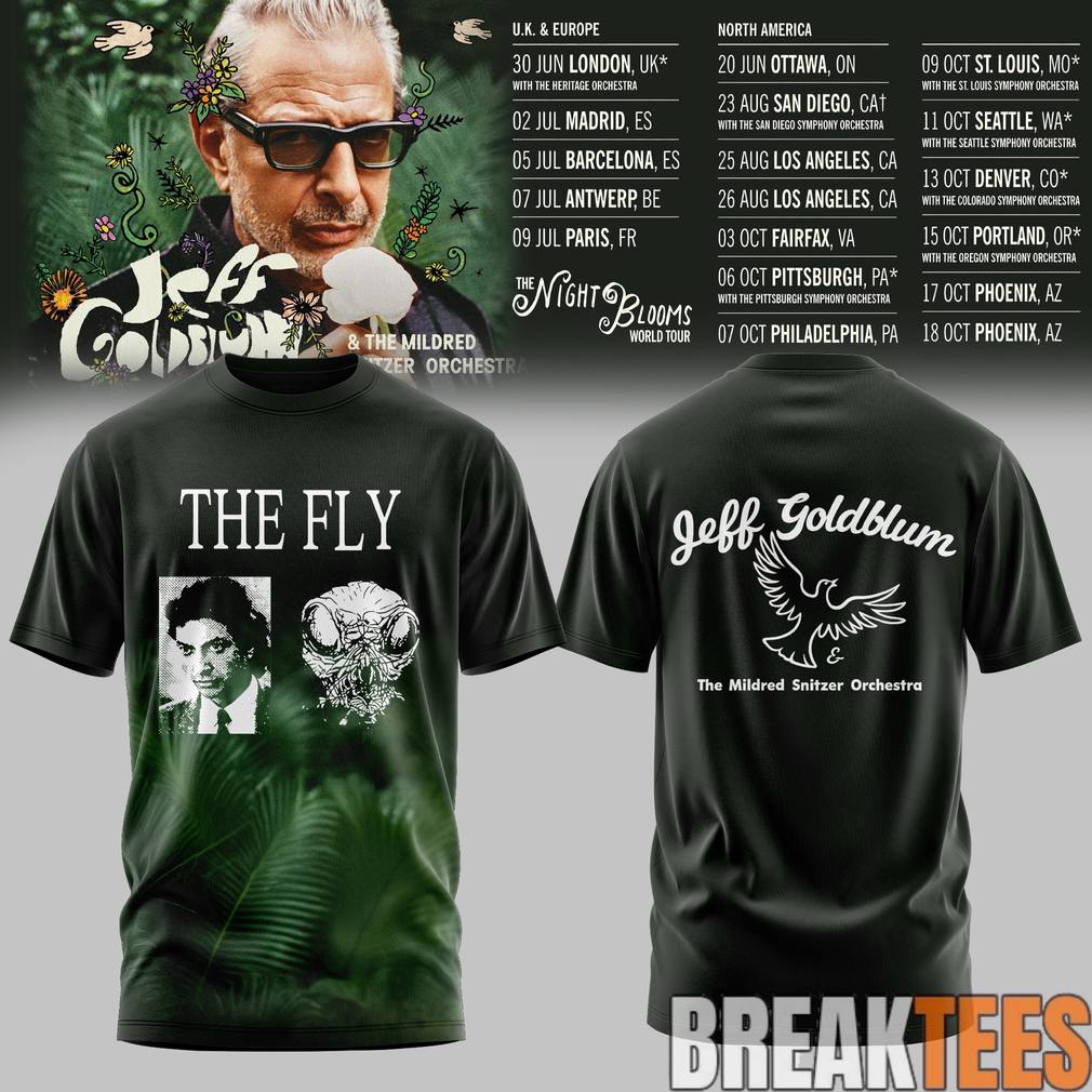 Jeff Goldblum Tour 2026 Shirt