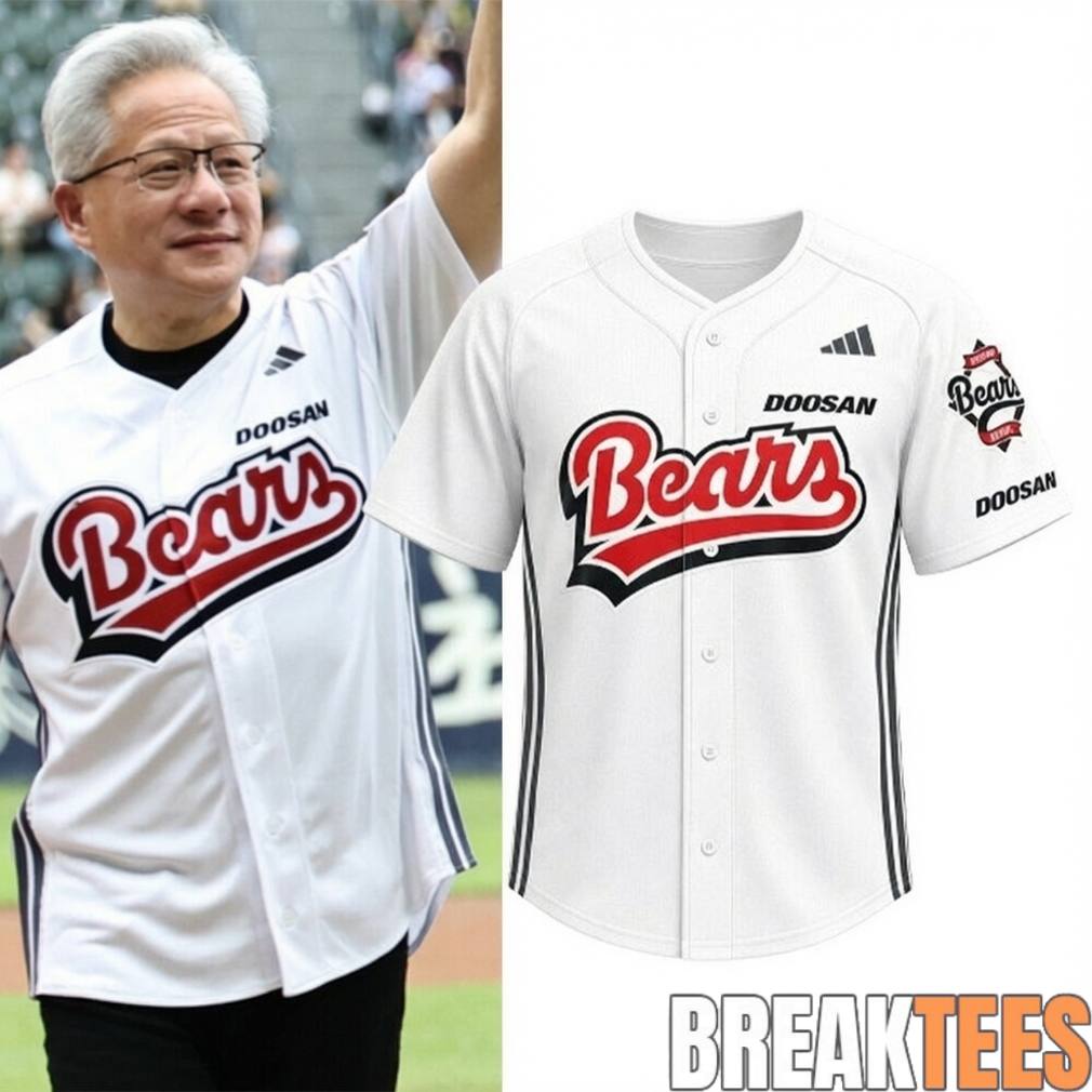 Jensen Huang Korean Pro Baseball Bears Baseball Jersey