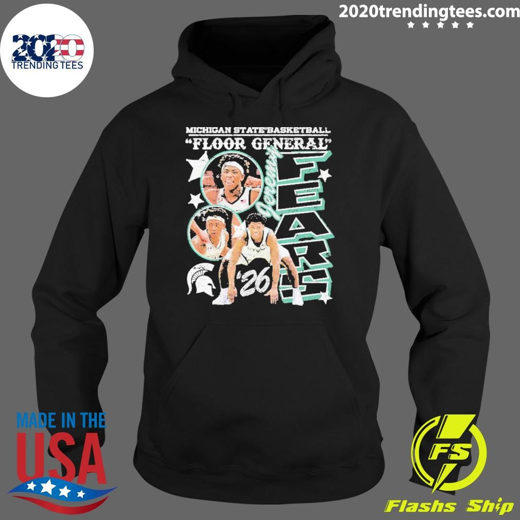 Jeremy Fears Floor General Michigan State Spartans Men’s Basketball Elevated 90s Graphic 2026 Shirt