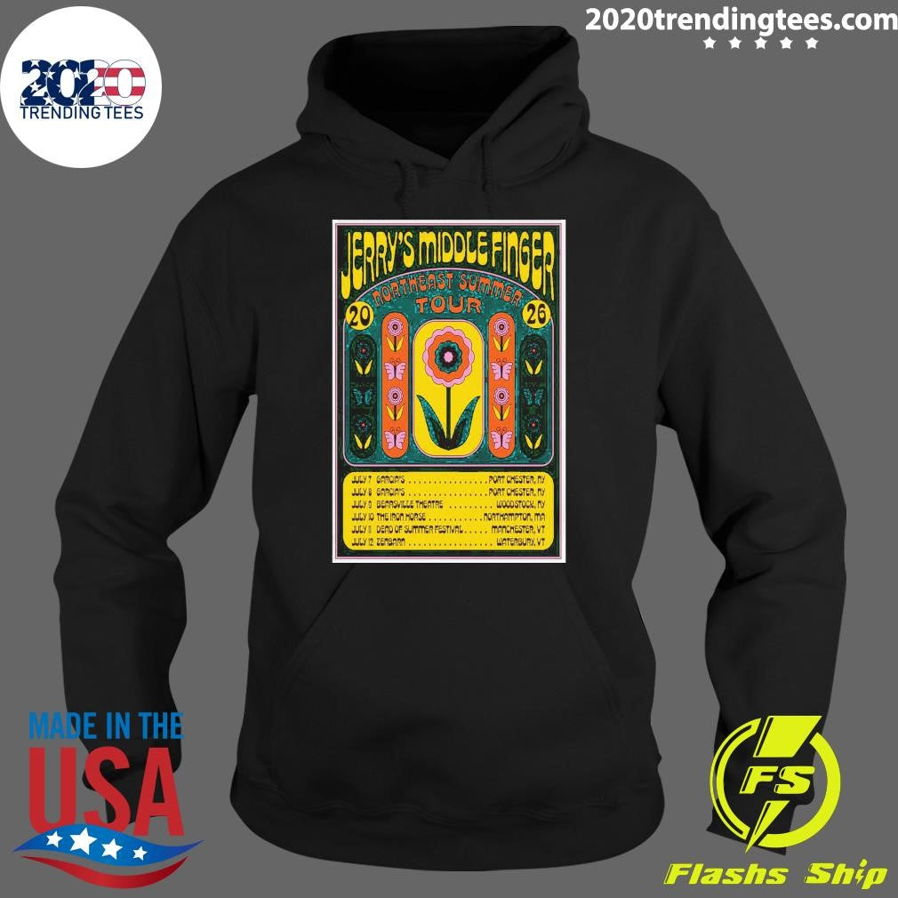 Jerry’s Middle Finger Northeast Summer Tour 2026 Shirt