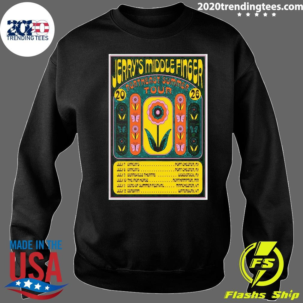 Jerry’s Middle Finger Northeast Summer Tour 2026 Shirt