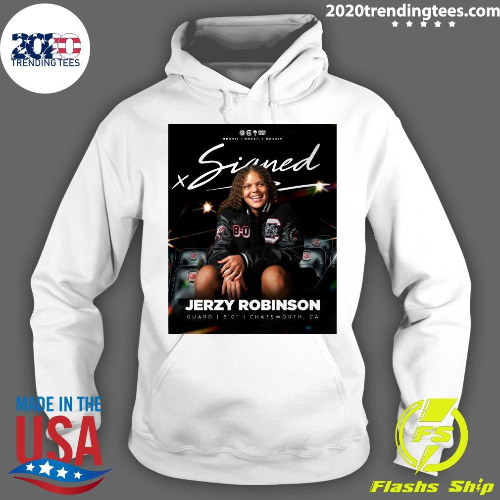 Jerzy Robinson Signs with Gamecocks Chatsworth, CA Signature Shirt