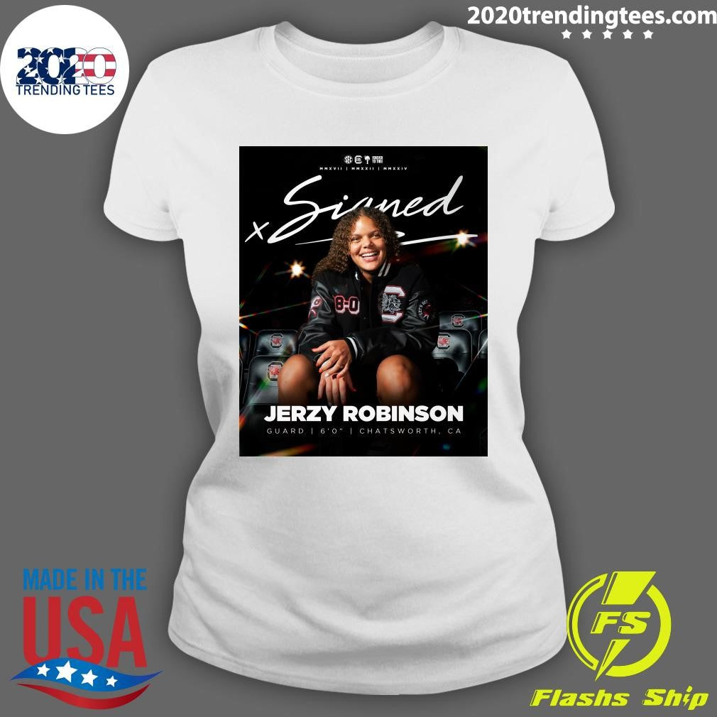 Jerzy Robinson Signs with Gamecocks Chatsworth, CA Signature Shirt