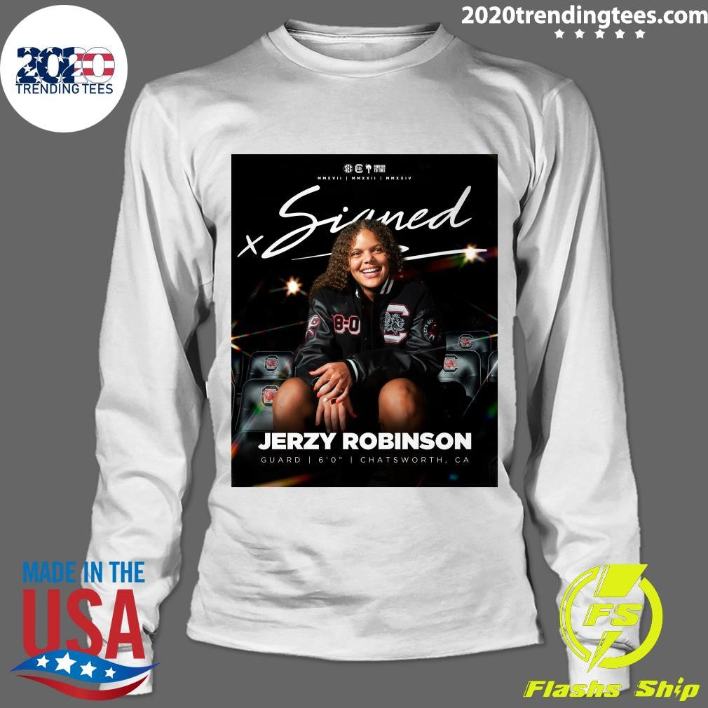 Jerzy Robinson Signs with Gamecocks Chatsworth, CA Signature Shirt