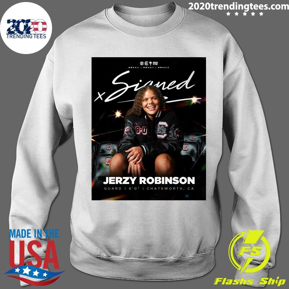 Jerzy Robinson Signs with Gamecocks Chatsworth, CA Signature Shirt