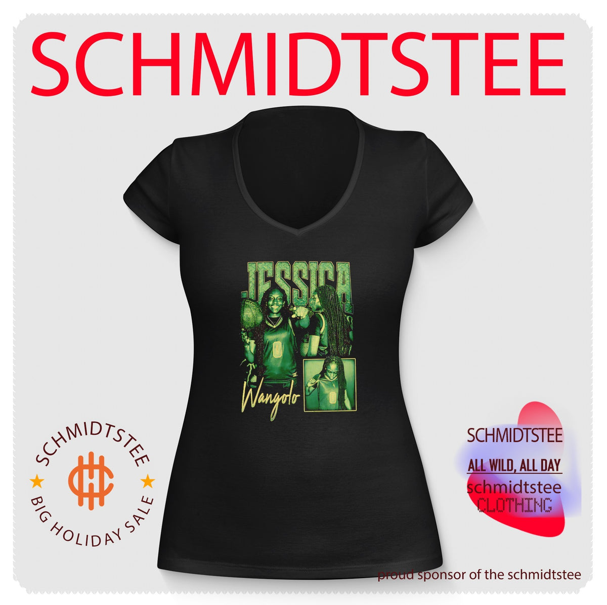 Jessica Wangolo Basketball Player athlete shirt