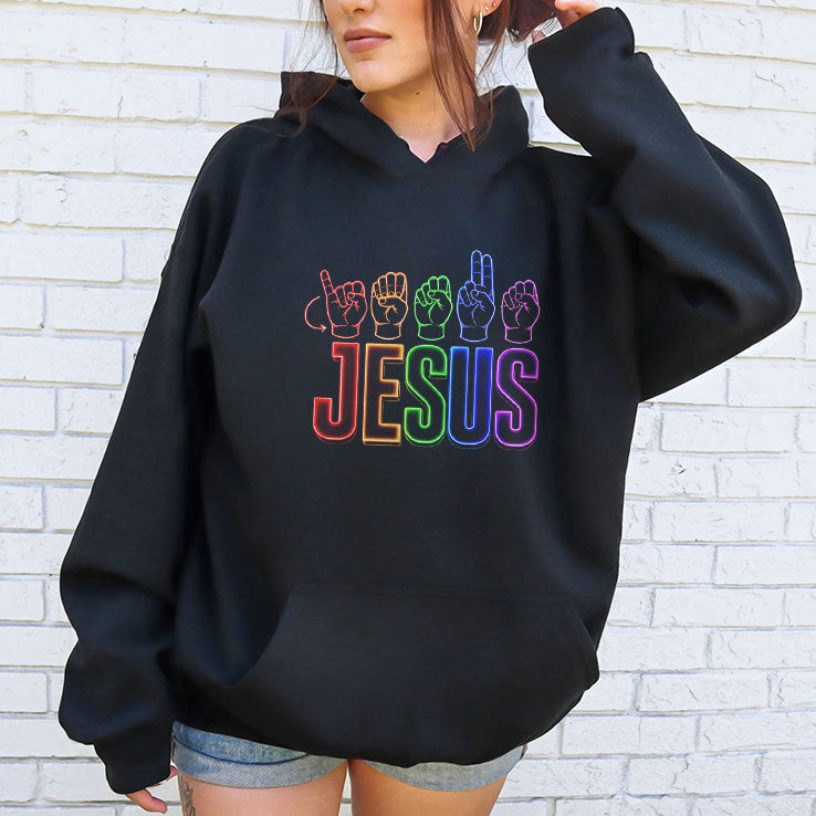Jesus ASL Sign Language Christian T Shirt