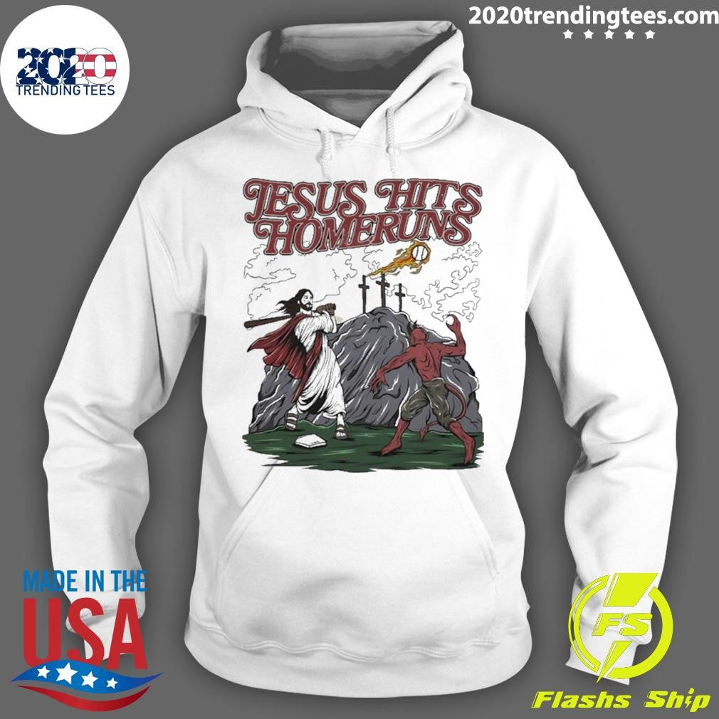 Jesus And Devil Hits Homeruns Shirt