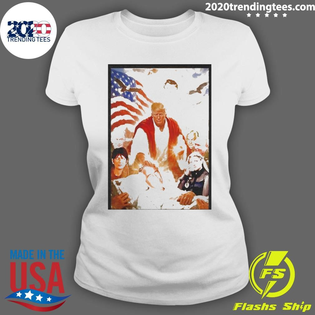 Jesus Trump Healing The Sick Meme Shirt