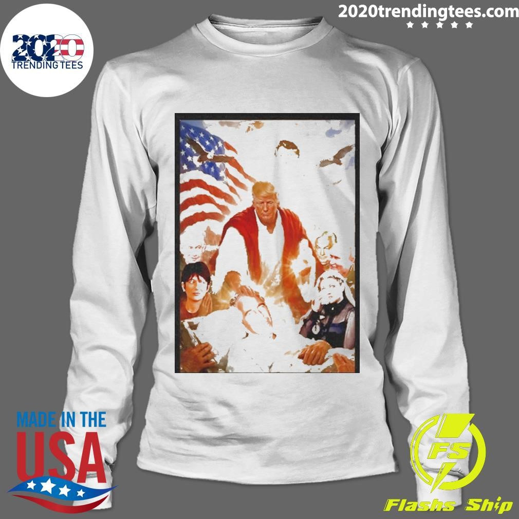 Jesus Trump Healing The Sick Meme Shirt